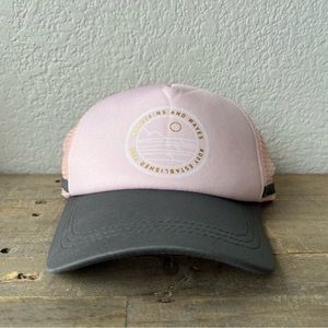 Pink Roxy Trucker Hat